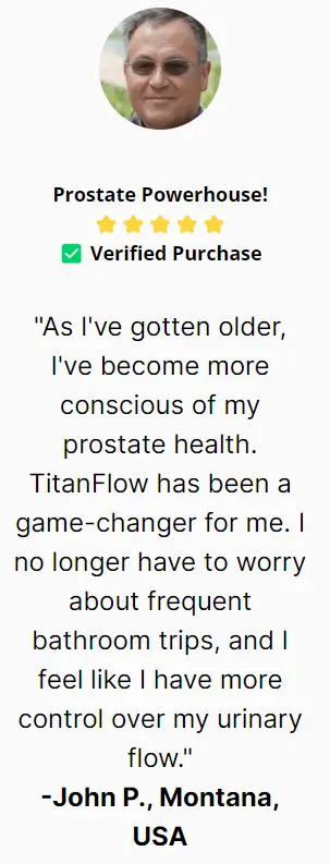 John P.-TitanFlow-happy-Customer