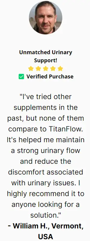 William H.-TitanFlow-happy-Customer